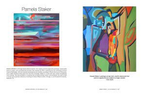 Marketing catalog images of abstract artworks
