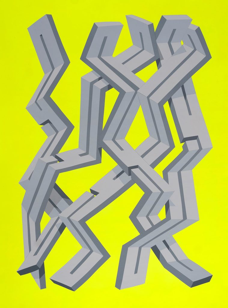Typographic artworks by Alex Geoffrey aka Pref available from Moberg Gallery