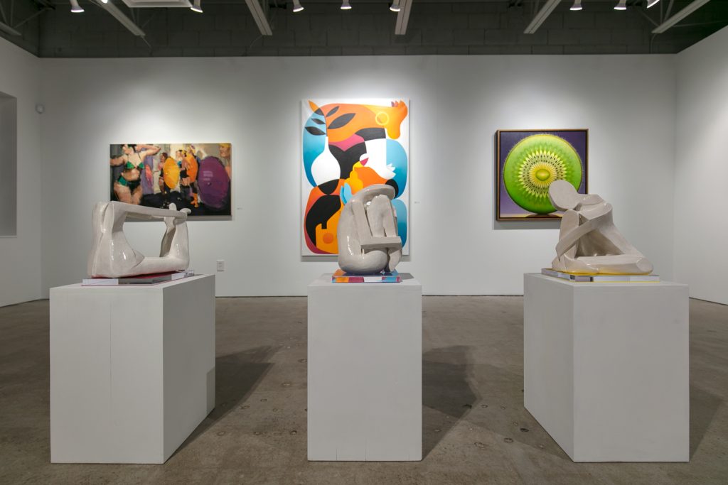 Artworks by Chris Vance, Annick Ibsen, Jeffrey Thompson, Daniella Schweinsberg at Moberg Gallery 2021